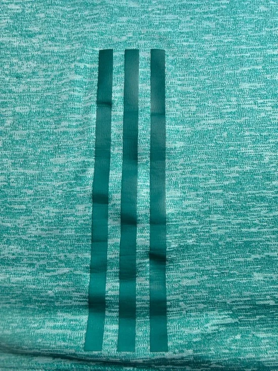 adidas Teal Heather Performance Racerback Tank - Picture 6 of 9